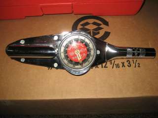Snap On 3/8 Drive Torque Meter Wrench with Light and Case  