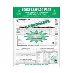   Duplicate 5 In 1 Large Loose Leaf Drivers Log Carbonless Electronics