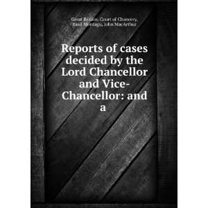   Sir Lancelot Shadwell, and the Court of Review Basil Montagu Books