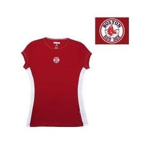 com Boston Red Sox Womens Flash T shirt by Antigua Sport   Dark Red 