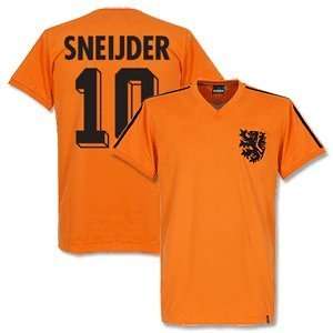   Holland World Cup Home Retro Shirt + Sneijder 10