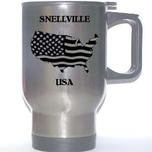  US Flag   Snellville, Georgia (GA) Stainless Steel Mug 