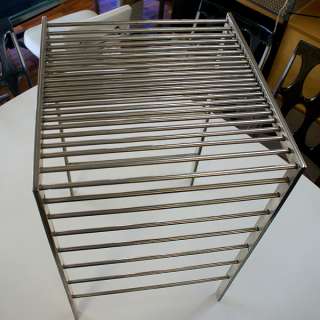 Modern Italian Stainless Steel Side End Tables  