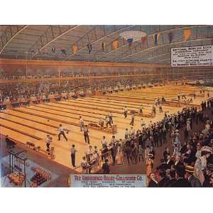  NATIONAL BOWLING NEW YORK CHICAGO ST. LOUIS VINTAGE POSTER 