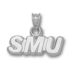  SMU 1/4in Pendant Sterling Silver Jewelry