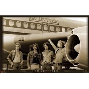  (22x34) Led Zeppelin (Airplane) Music Poster Print