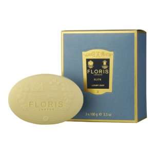   Floris Elite by Floris London for Men 3 x 3.5 oz Luxury Soap Beauty