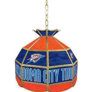  Oklahoma City Thunder NBA 16 inch Tiffany Style Lamp   Game 