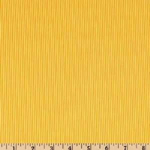  44 Wide Pin Stripe Sunshine Yellow Fabric By The Yard 