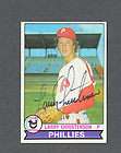 Larry Christenson signed Philadelphia Phillies 1979 Top