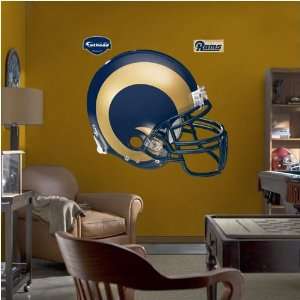    St. Louis Rams Helmet Fathead Wall Sticker: Sports & Outdoors