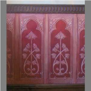 Embossed paintable Gothic Style Classic dado panels  