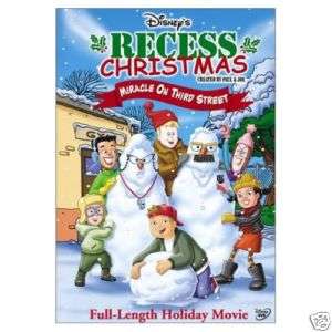 RECESS CHRISTMAS Miracle On Third Street 2001 DVD  