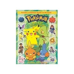  Pokemon Sticker Activity Book Training and Trading Toys & Games