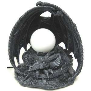  Awesome Sleeping Dragon Table Accent Lamp Gothic