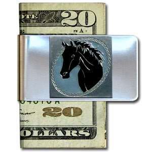  Horse Pewter Emblem Money Clip Toys & Games
