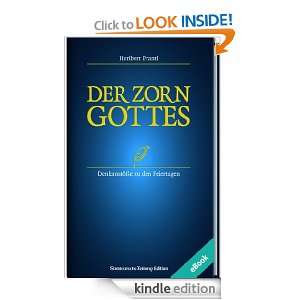  Der Zorn Gottes (German Edition) eBook Heribert Prantl 