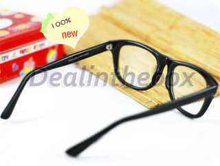 Fashion Cool Clear Lens Frame Wayfarer Nerd Glasses New  
