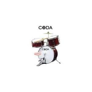  CODA 3 PIECE JUNIOR DRUM SET DS 010 R: Musical Instruments