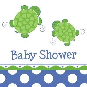 Lets Party By Creative Converting Mr. Turtle Baby Shower Lunch Napkins