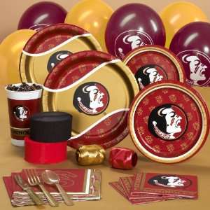  Florida State Seminole College Deluxe Party Pack for 8 