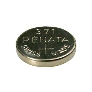    Renata 371 1.55V/40mAh Silver Oxide Watch Battery