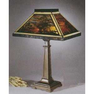  Silhouette Stained Glass Table Lamp: Home Improvement