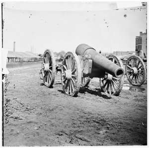    Richmond,Va. Captured siege guns at Rocketts