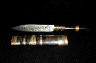   Amulet 5 inches Mini Wood Carved Magic Knife   Free Shipping  