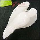 New fashion White jade carved angel pendant free shippi