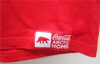 Coca Cola Polar Bear Arctic Home T Shirt X Large New!  