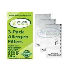High Quality Replacement 3 Pack Allergen Super Air Clean Filters Fits 