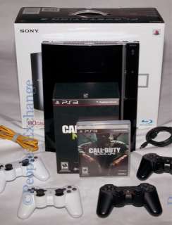 PS3 System Bundle Call Of Duty COD MW3 Hardened Black Ops & More Play 