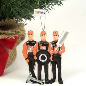  TONY STEWART OFFICIAL PIT CREW CHRISTMAS ORNAMENT Sports 