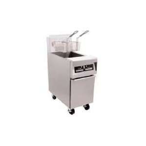   Split Pot Gas Fryer 50 lb. with Programmable Compute: Kitchen & Dining