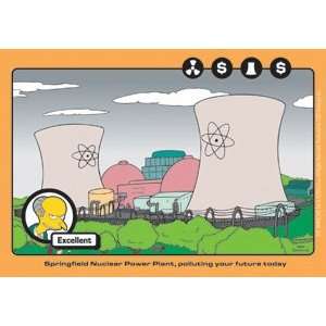  Simpsons Nuclear Plant Sticker S SIM 0111 Automotive