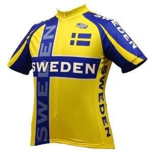 Sweden Mens Cycling Jersey bike bicycle 