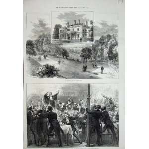  1875 Royal Sheffield OConnell Dublin Banquet Palace