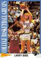 1992 Kelloggs College Basketball Greats Card Set  
