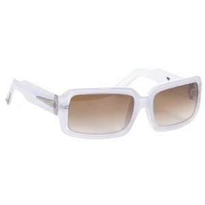  New Spy Twiggy liquid white bronze fade sunglasses 