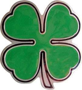 IRISH Clover Leaf Belt Buckle shamrock  