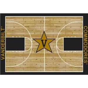    NCAA Home Court Rug   Vanderbilt Commodores: Home & Kitchen
