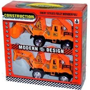  Friction Powered Construction Trucks 2pcs: Toys & Games