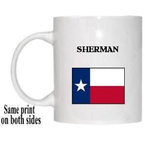  US State Flag   SHERMAN, Texas (TX) Mug 