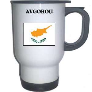  Cyprus   AVGOROU White Stainless Steel Mug Everything 