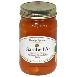  Sarabeths, Fruit Sprd Orange Apricot, 18 OZ (Pack of 6 