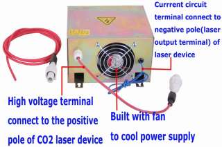 40W CO2 LASER POWER SUPPLY ENGRAVER / ENGRAVING NEW m  