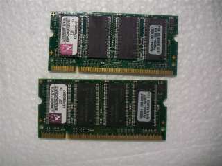   2X512 DDR PC2700 333MHz SODIMM LAPTOP RAM KVR333X64SC25/512​  