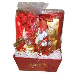 Lindt Master Chocolatier Christmas Holiday Gift Basket:  