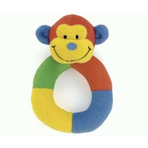   : Jelly Kitten Hoopy Loopy Monkey Ring Rattle Baby Toy: Toys & Games